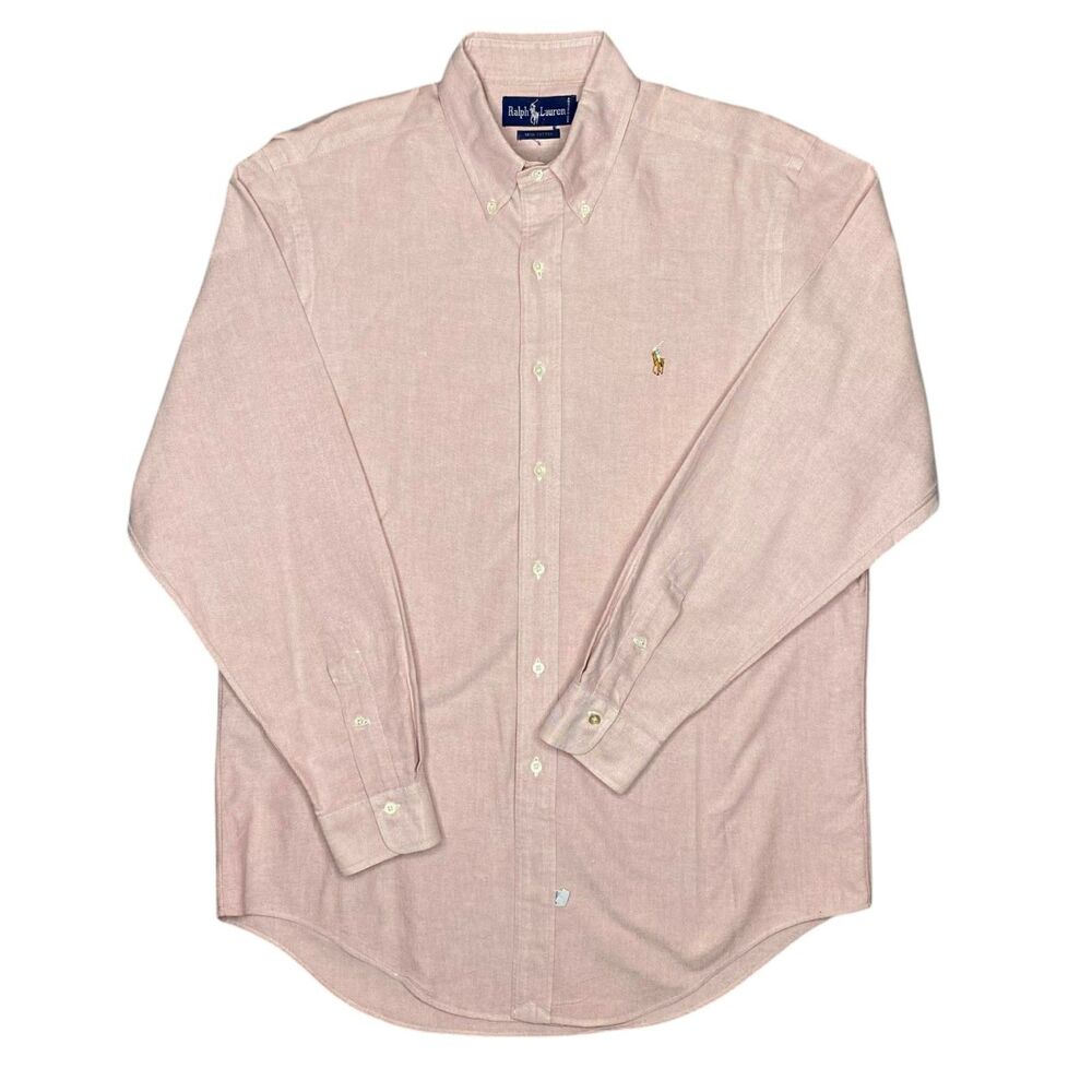 Ralph Lauren Light Pink Oxford Button-Down Dress Shirt